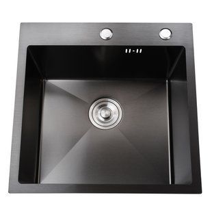 Мийка кухонна 3mm 500х500 Графіт 5050HG Mira