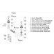 Сифон для мийки &Oslash;40 подвiйний VIEGA пластик 329174